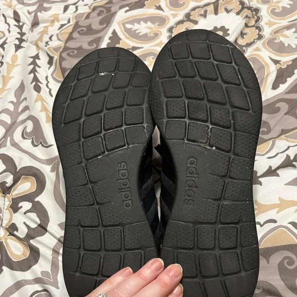 Adidas Womens Triple Black Sneakers - Picture 5 of 5